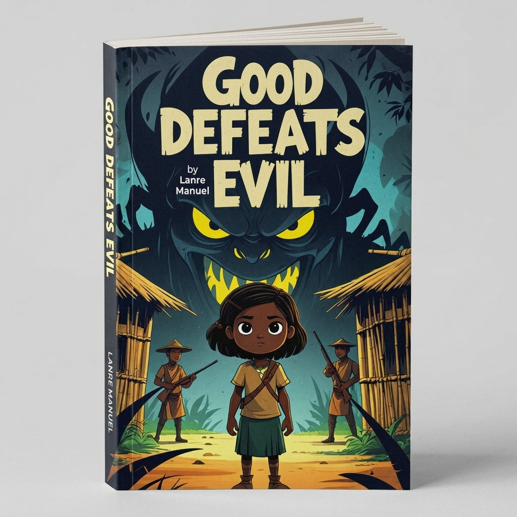 Good Defeats Evil | Children's Illustrated Paperback Story Book by Lanre Manuel | English Kids Picture Book
