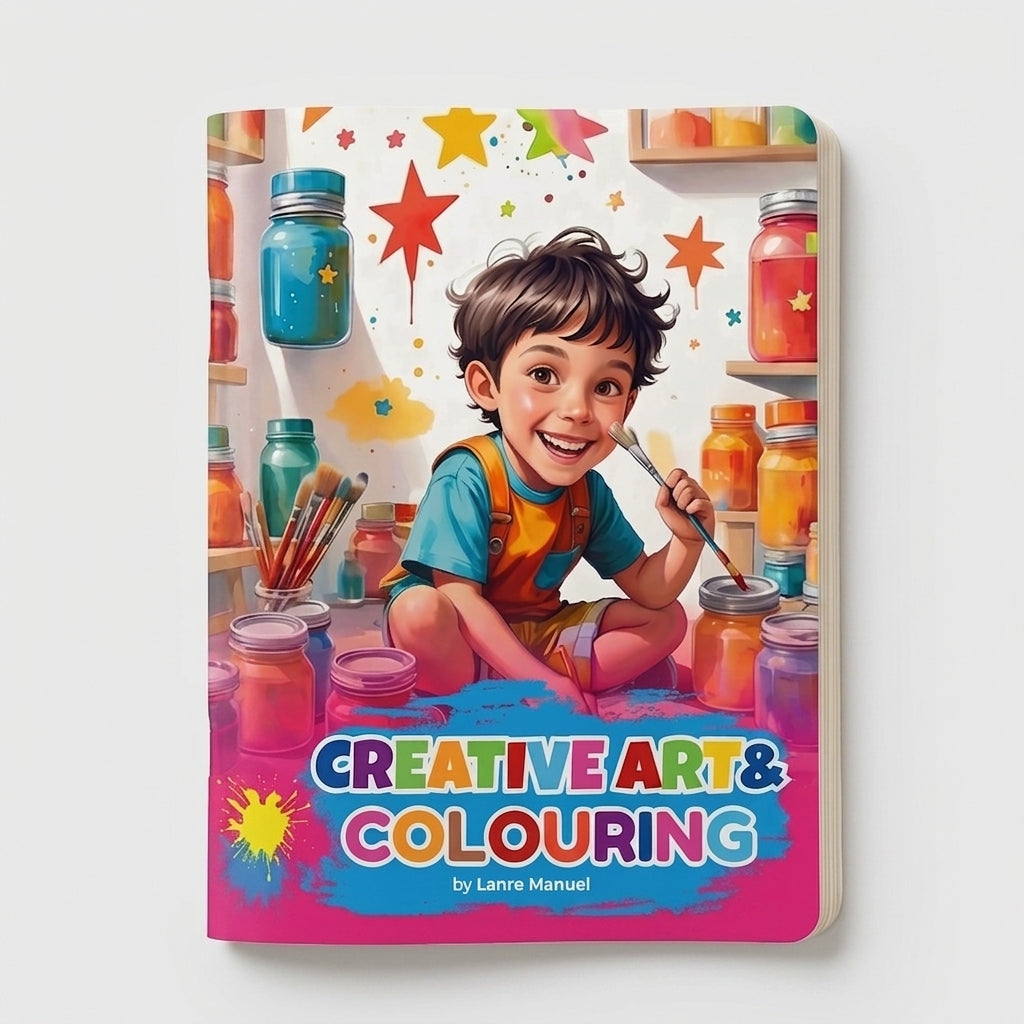 Creative Art & Colouring | Children's Educational Coloring Activity Book | Kids Art Workbook | English