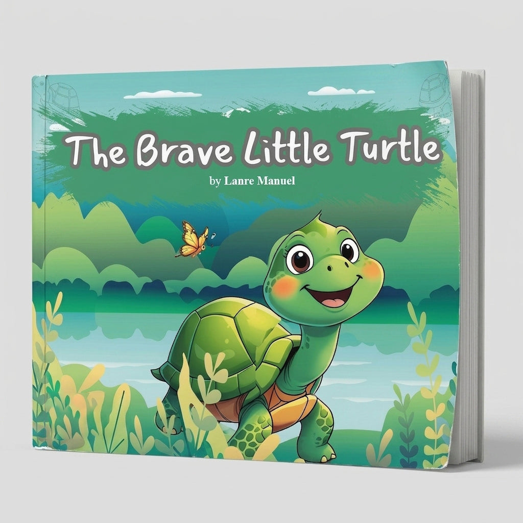 The Brave Little Turtle | Children's Illustrated Paperback Story Book by Lanre Manuel | English Kids Picture Book