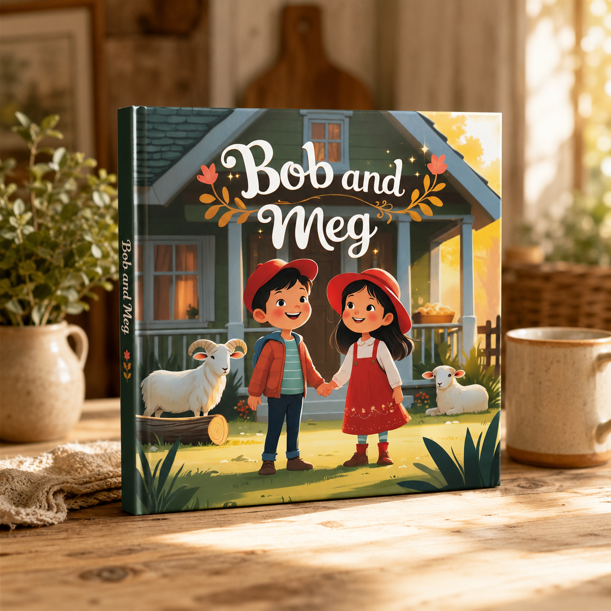 Bob and Meg | Children's Illustrated Hardcover Story Book by Lanre Manuel | English Kids Picture Book