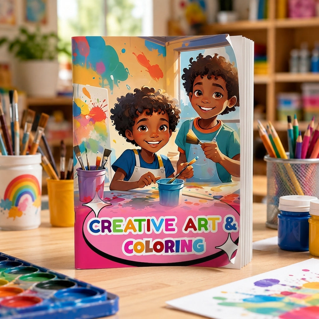Drawing & Coloring Lessons for Junior Grades | Children's Drawing & Coloring Activity Book | Educational Art Workbook | English