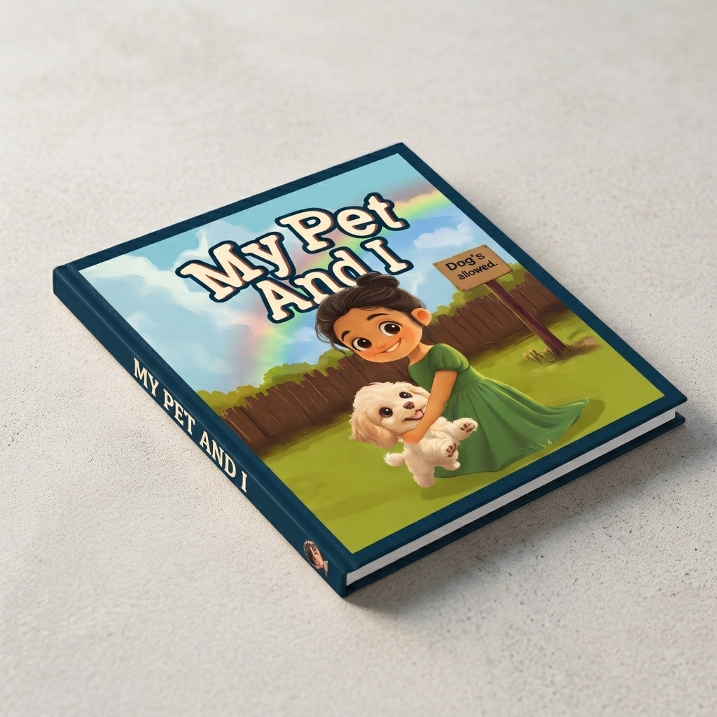 My Pet and I | Children's Illustrated Hardcover Story Book by Lanre Manuel | English Kids Picture Book