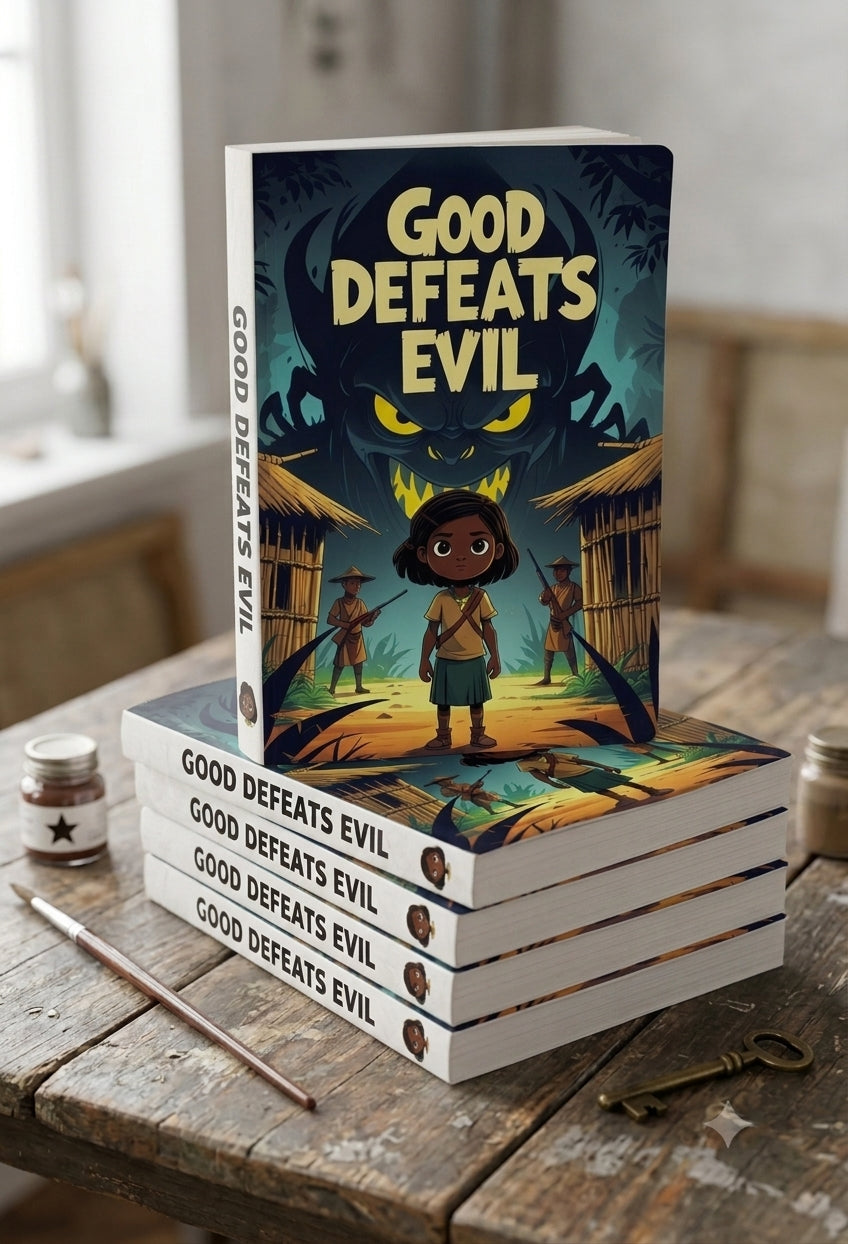 Good Defeats Evil | Children's Illustrated Paperback Story Book by Lanre Manuel | English Kids Picture Book