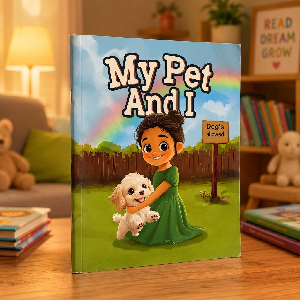 My Pet and I | Children's Illustrated Paperback Story Book by Lanre Manuel | English Kids Picture Book
