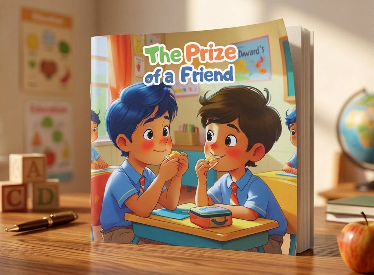 The Prize of a Friend | Children's Illustrated  Paperback Story Book by Lanre Manuel | English Kids Picture Book