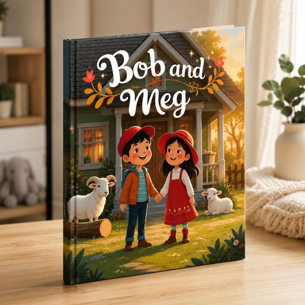 Bob and Meg | Children's Illustrated Hardcover Story Book by Lanre Manuel | English Kids Picture Book