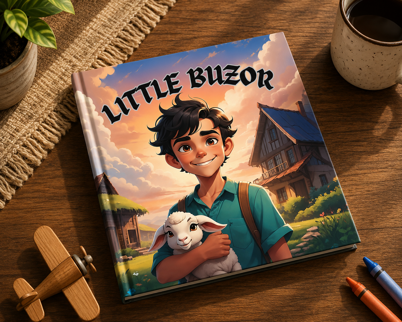 Little Buzor | Children's Illustrated Hardcover Story Book by Lanre Manuel | English Kids Picture Book