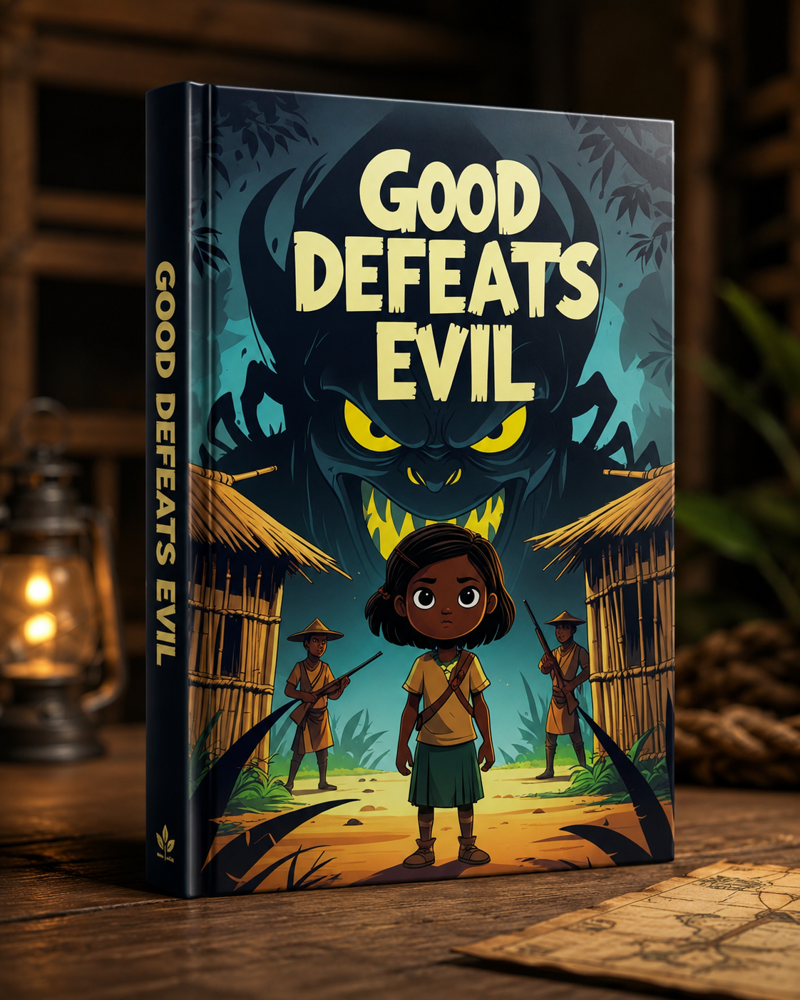 Good Defeats Evil | Children's Illustrated Hardcover Story Book by Lanre Manuel | English Kids Picture Book