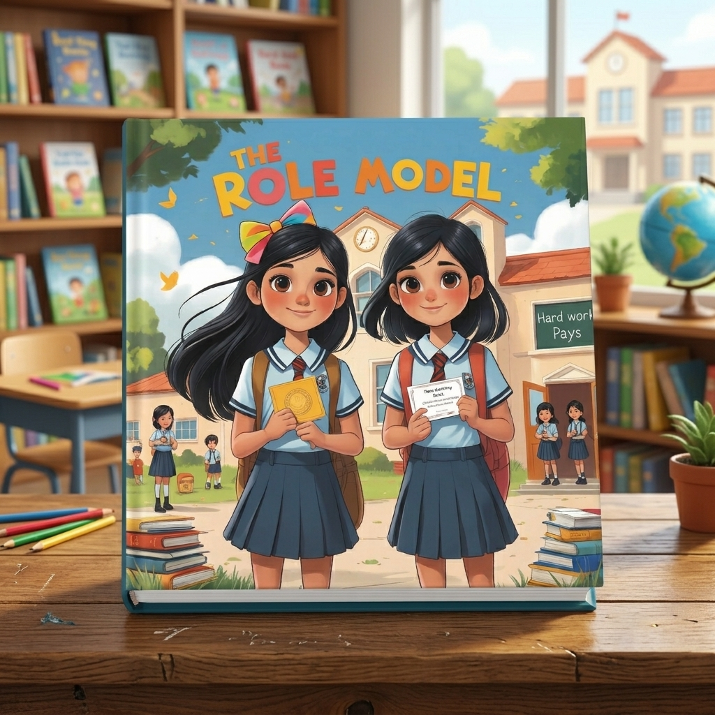 The Role Model | Children's Illustrated Hardcover Story Book by Lanre Manuel | English Kids Picture Book