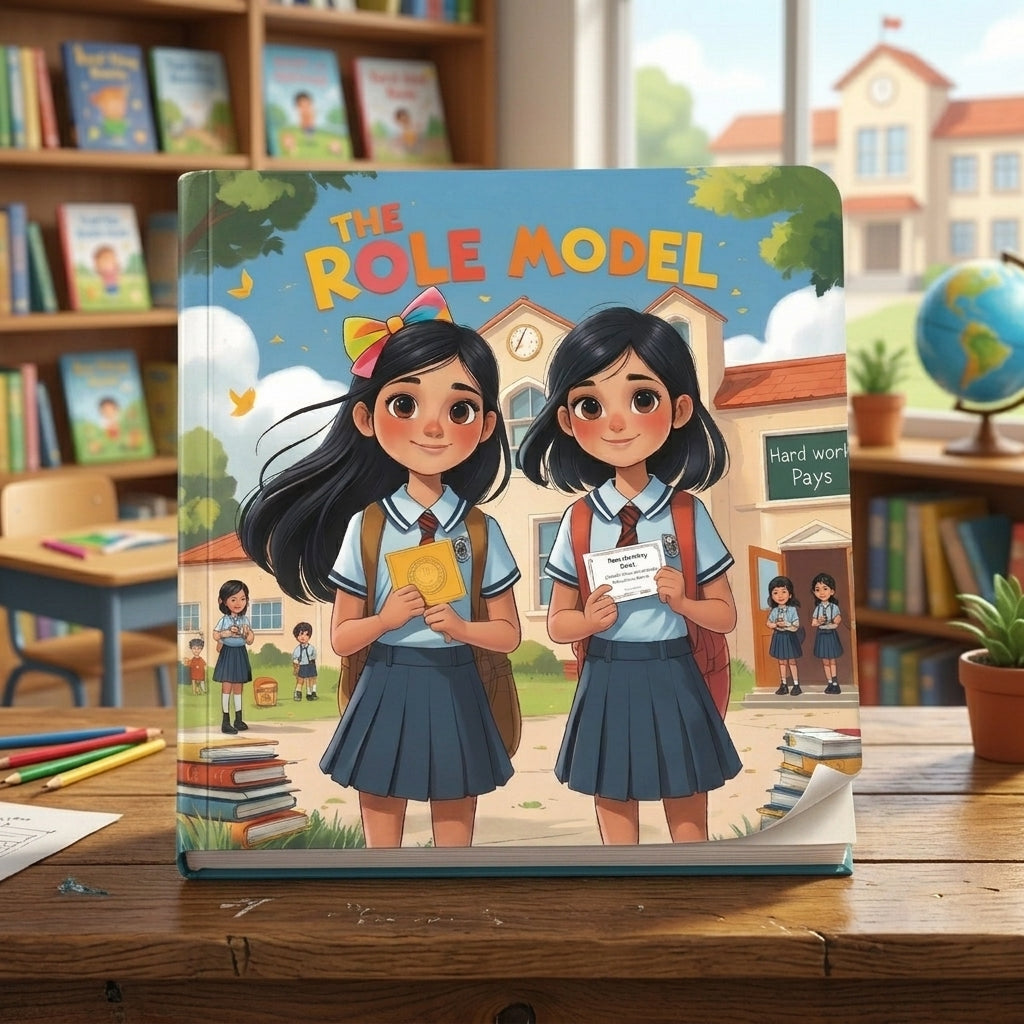 The Role Model | Children's Illustrated  Paperback Story Book by Lanre Manuel | English Kids Picture Book