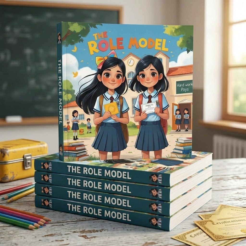 The Role Model | Children's Illustrated  Paperback Story Book by Lanre Manuel | English Kids Picture Book