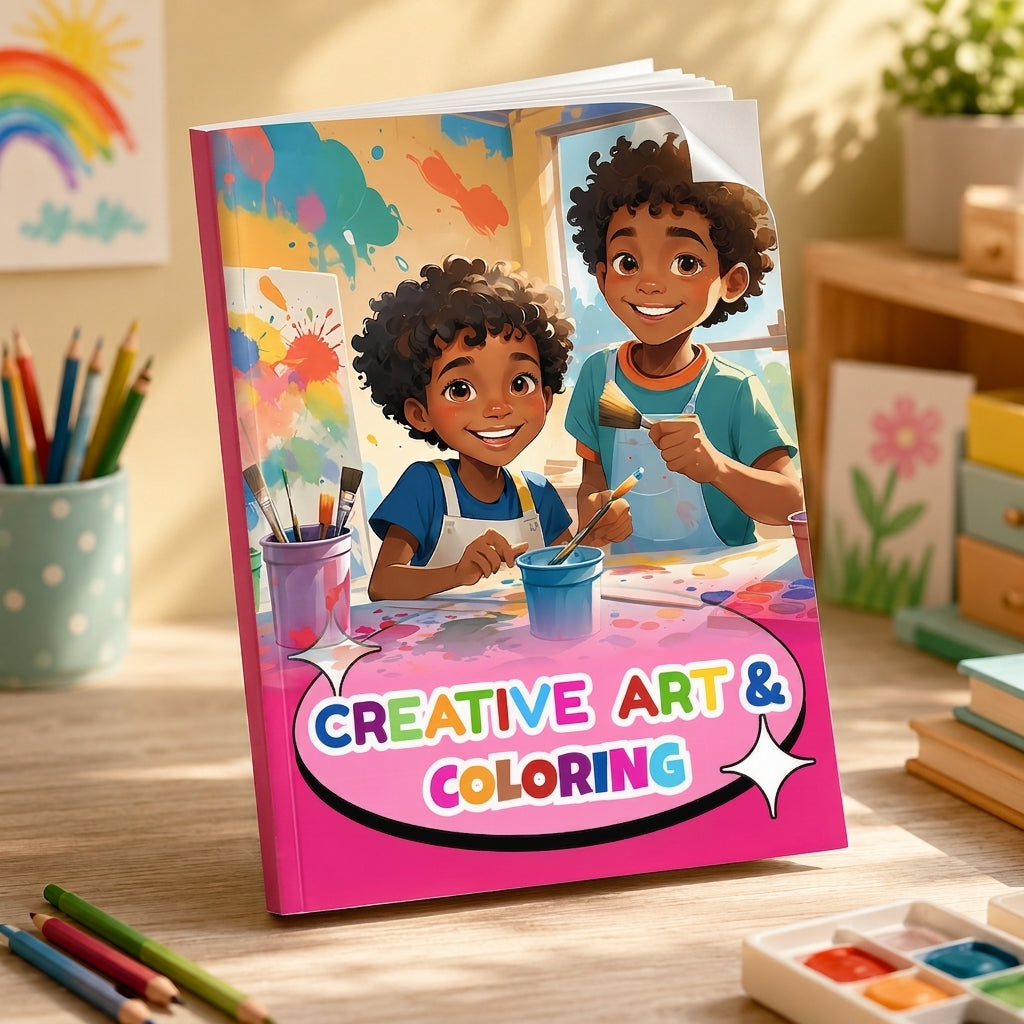 Drawing & Coloring Lessons for Junior Grades | Children's Drawing & Coloring Activity Book | Educational Art Workbook | English