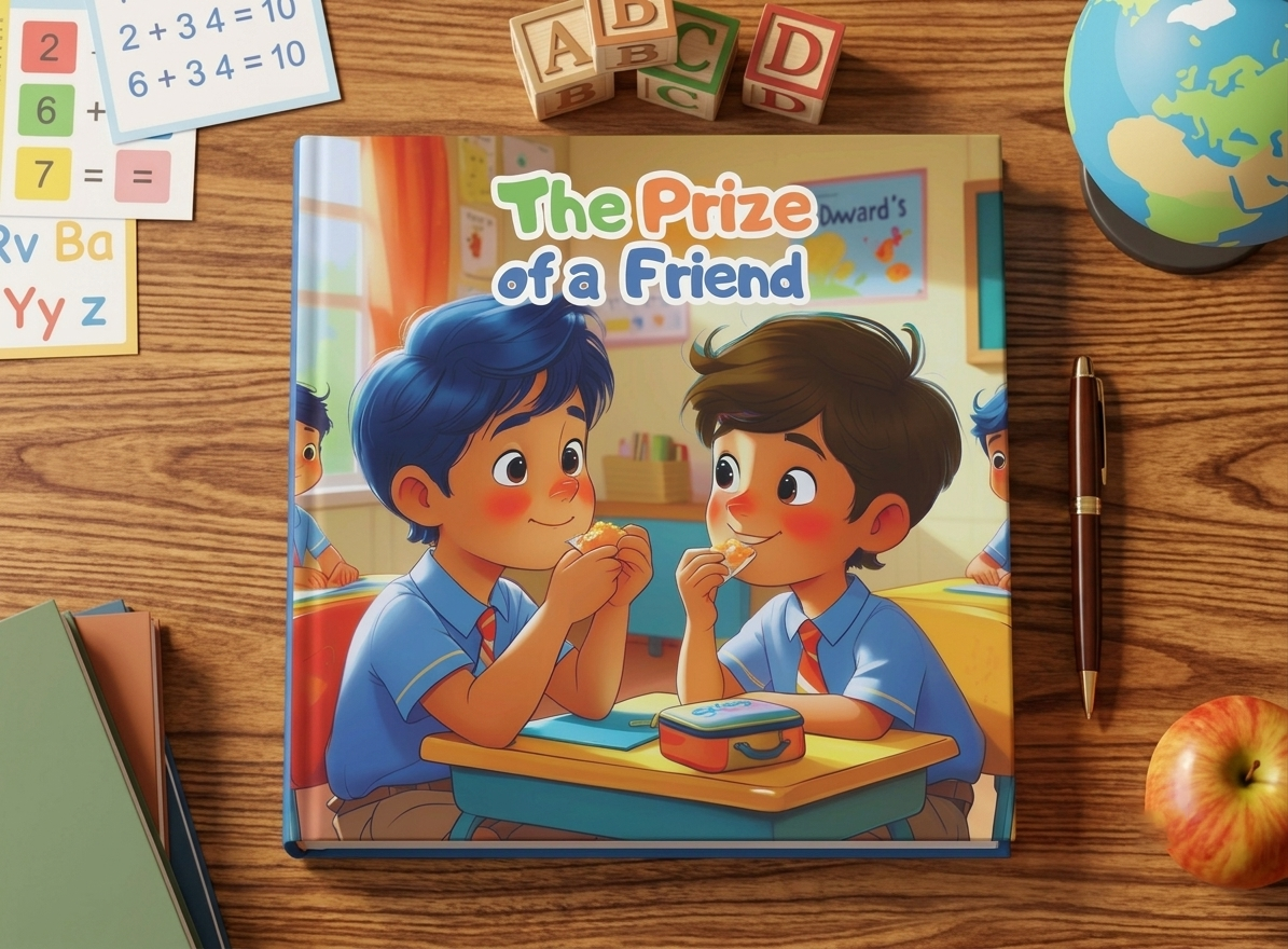 The Prize of a Friend | Children's Illustrated Hardcover Story Book by Lanre Manuel | English Kids Picture Book