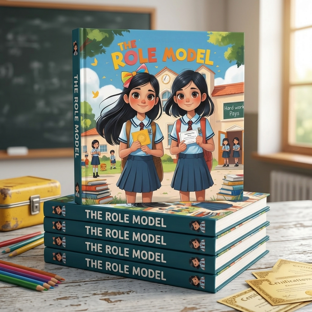 The Role Model | Children's Illustrated Hardcover Story Book by Lanre Manuel | English Kids Picture Book