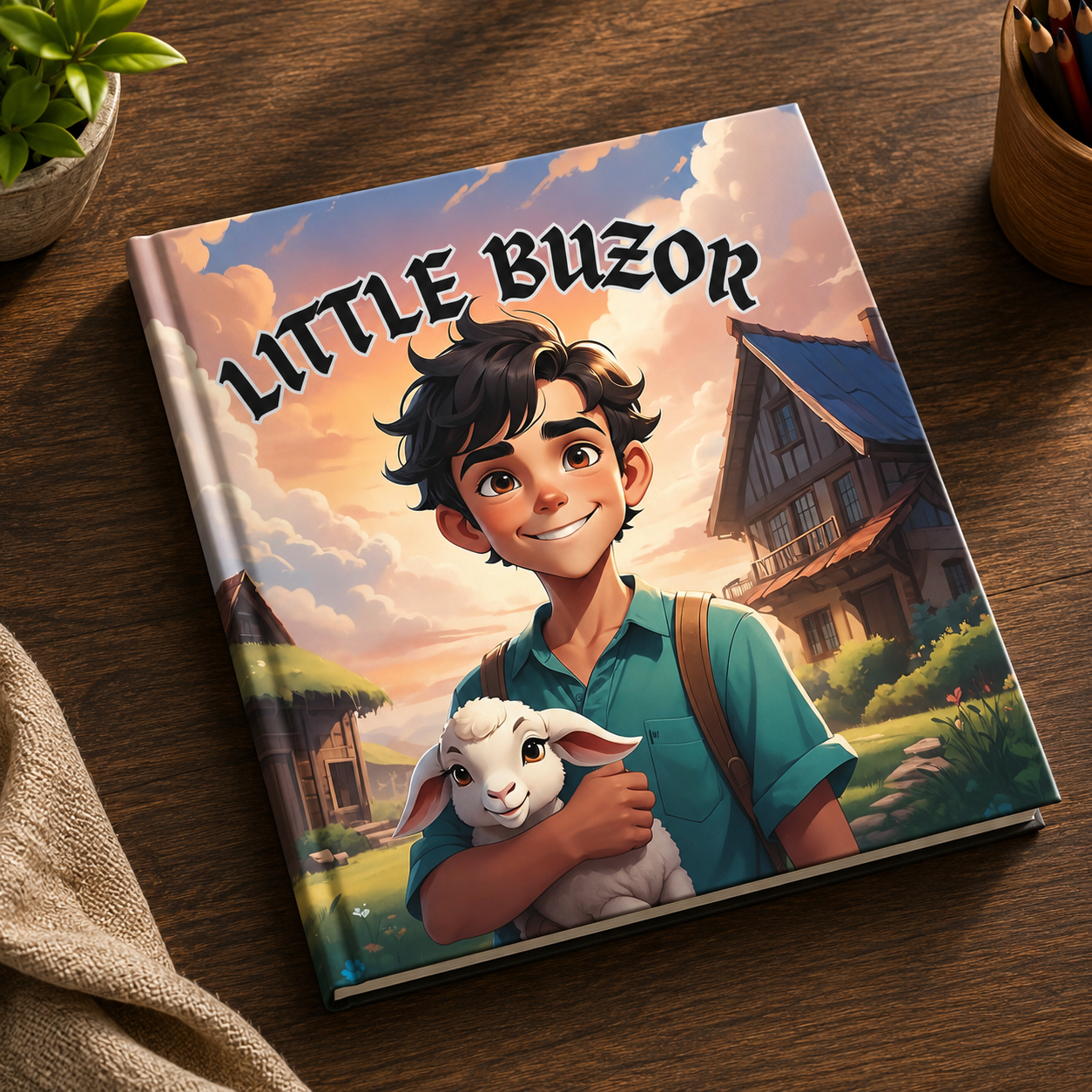 Little Buzor | Children's Illustrated Hardcover Story Book by Lanre Manuel | English Kids Picture Book