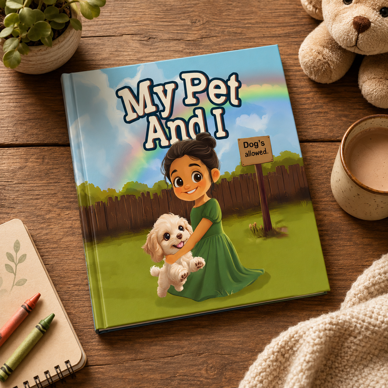 My Pet and I | Children's Illustrated Hardcover Story Book by Lanre Manuel | English Kids Picture Book