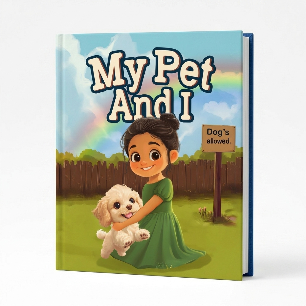 My Pet and I | Children's Illustrated Hardcover Story Book by Lanre Manuel | English Kids Picture Book