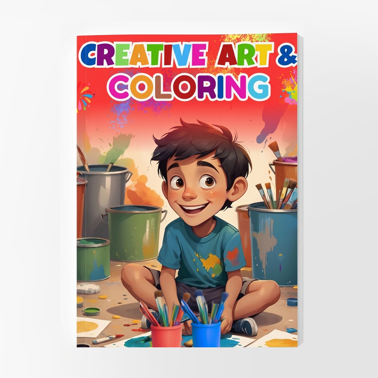 Creative Art & Coloring | Children's Educational Art Activity Book | Kids Drawing & Coloring Workbook | English | Hardcover