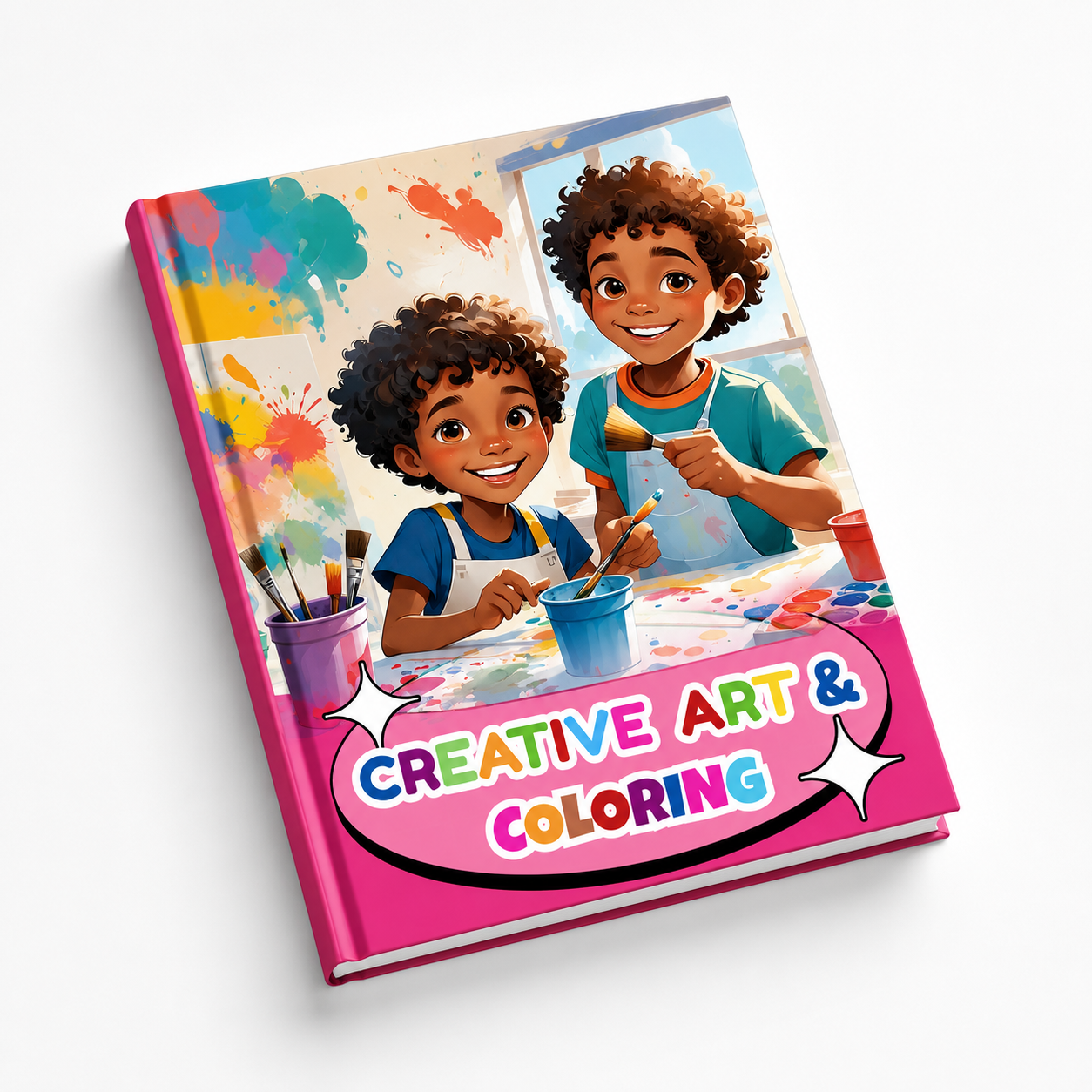 Creative Art & Coloring | Children's Educational Art Activity Book | Kids Drawing & Coloring Workbook | English