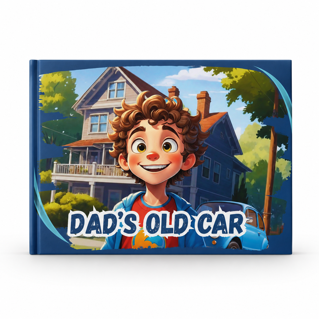 Dad's Old Car | Children's Illustrated Hardcover Story Book by Lanre Manuel | English Kids Picture Book