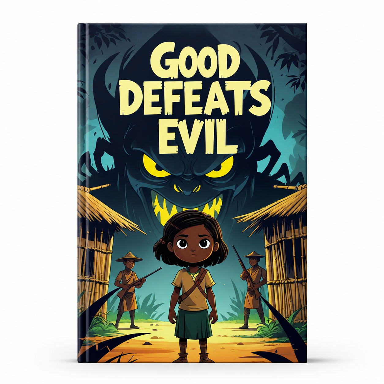 Good Defeats Evil | Children's Illustrated Hardcover Story Book by Lanre Manuel | English Kids Picture Book