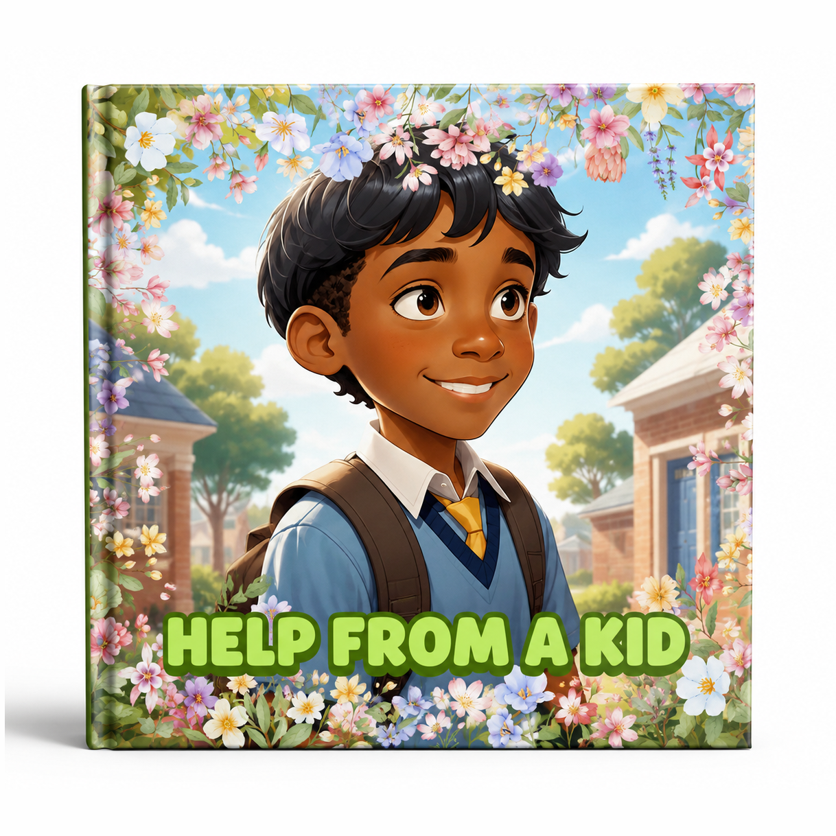 Help From a Kid | Children's Illustrated Hardcover Story Book by Lanre Manuel | English Kids Picture Book