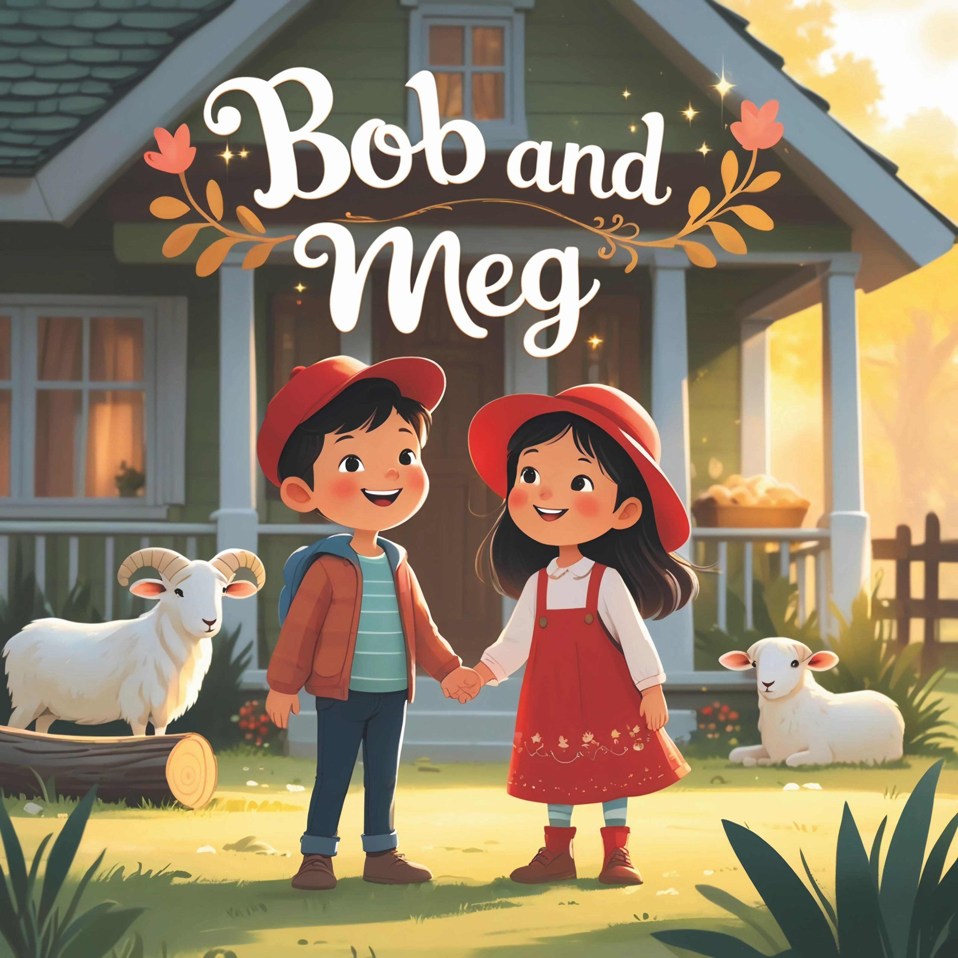 Bob and Meg | Children's Illustrated Hardcover Story Book by Lanre Manuel | English Kids Picture Book