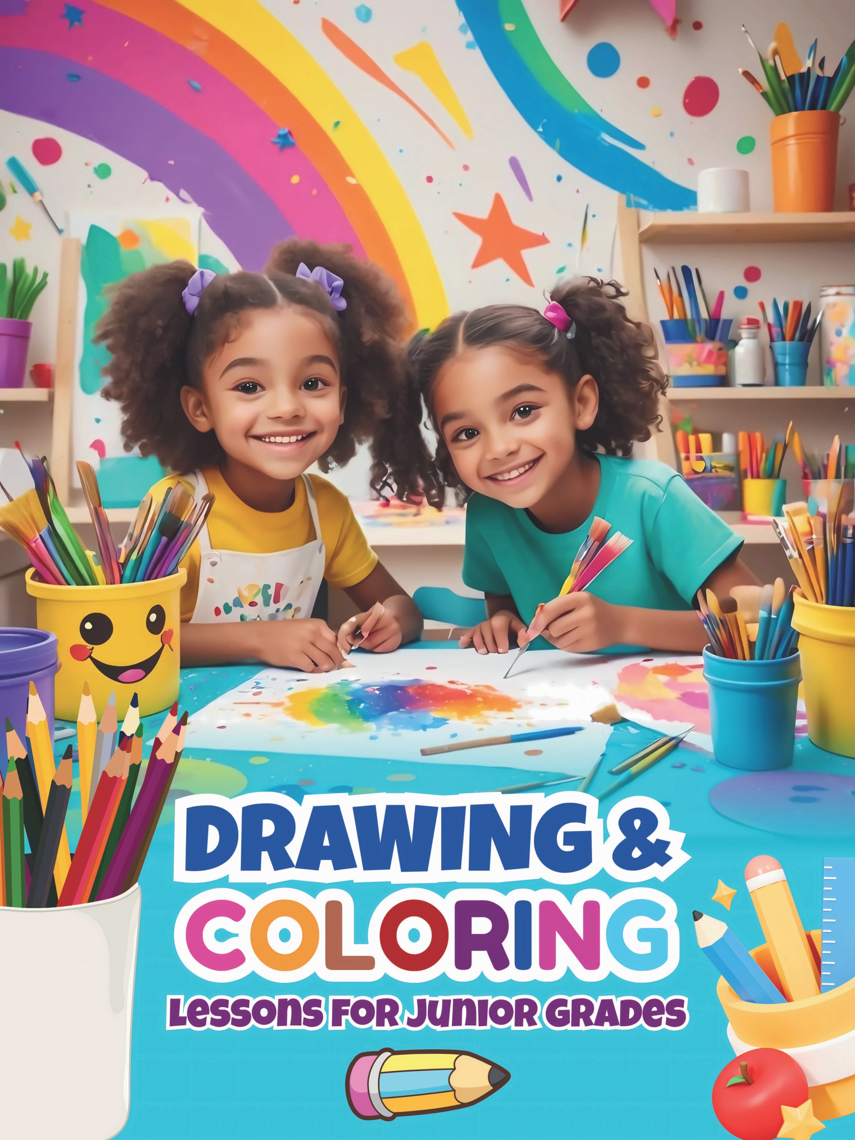 Creative Art & Coloring | Children's Educational Art Activity Book | Kids Drawing & Coloring Workbook | English
