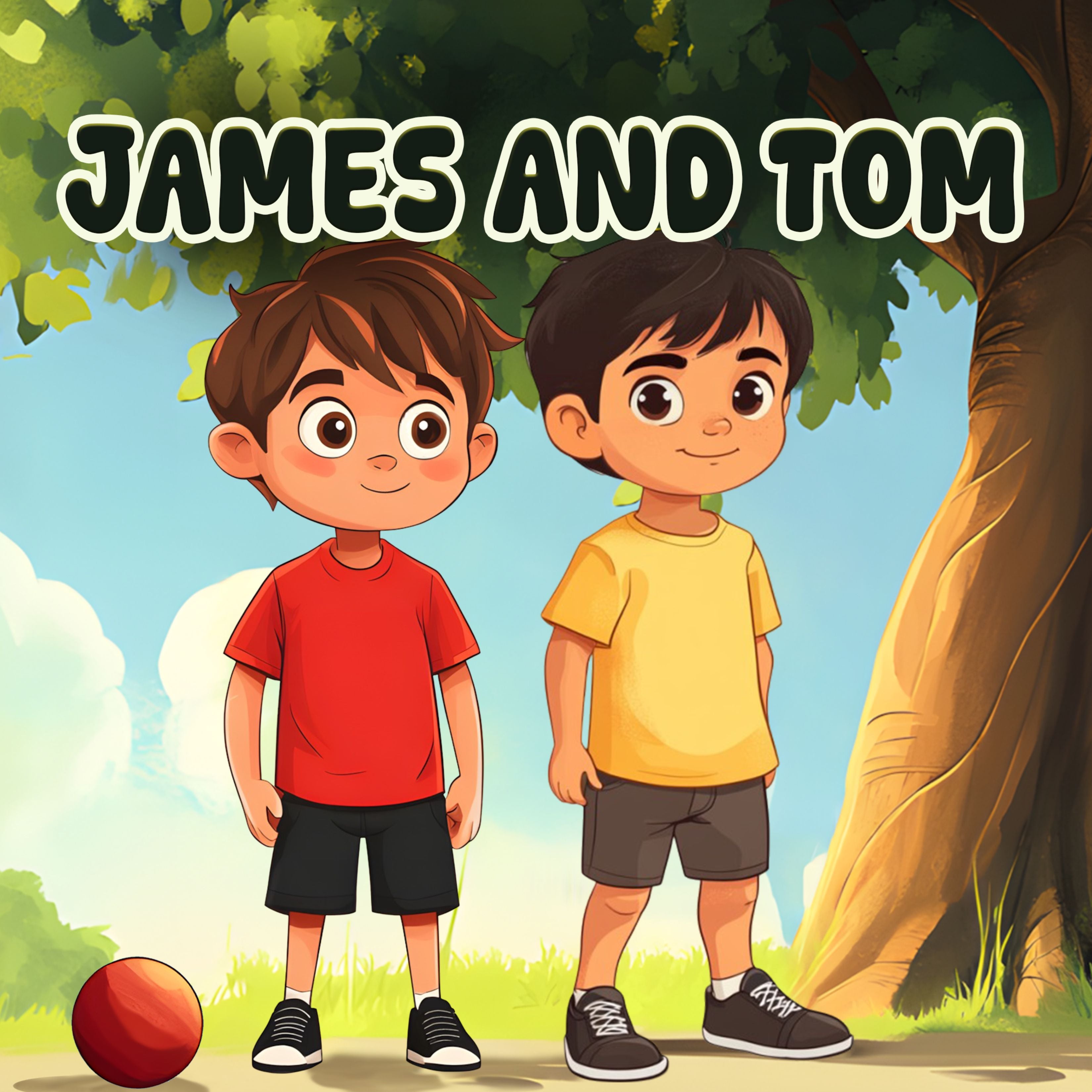 James and Tom | Children's Illustrated Hardcover Story Book by Lanre Manuel | English Kids Picture Book