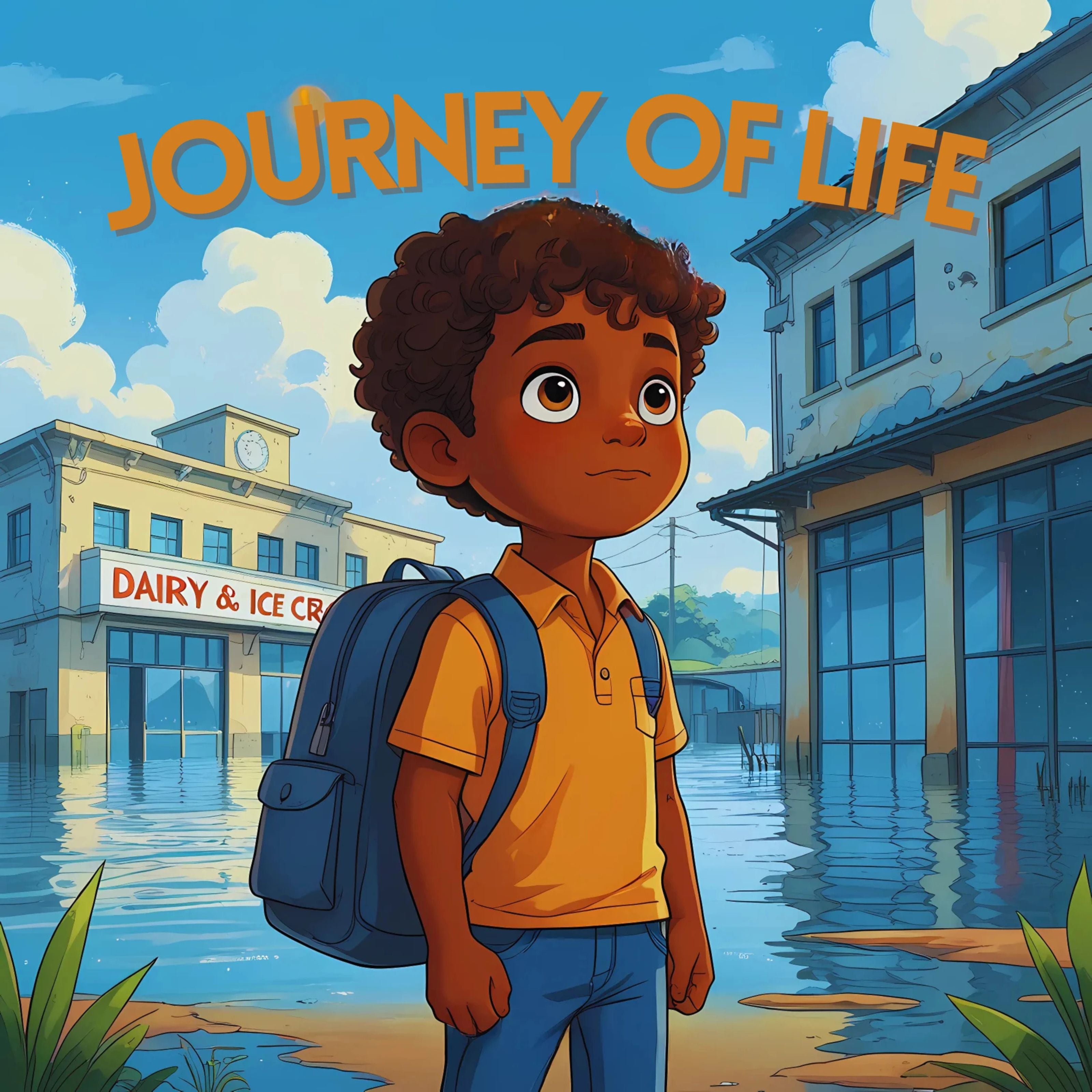 Journey of Life | Children's Illustrated Hardcover Story Book by Lanre Manuel | English Kids Picture Book
