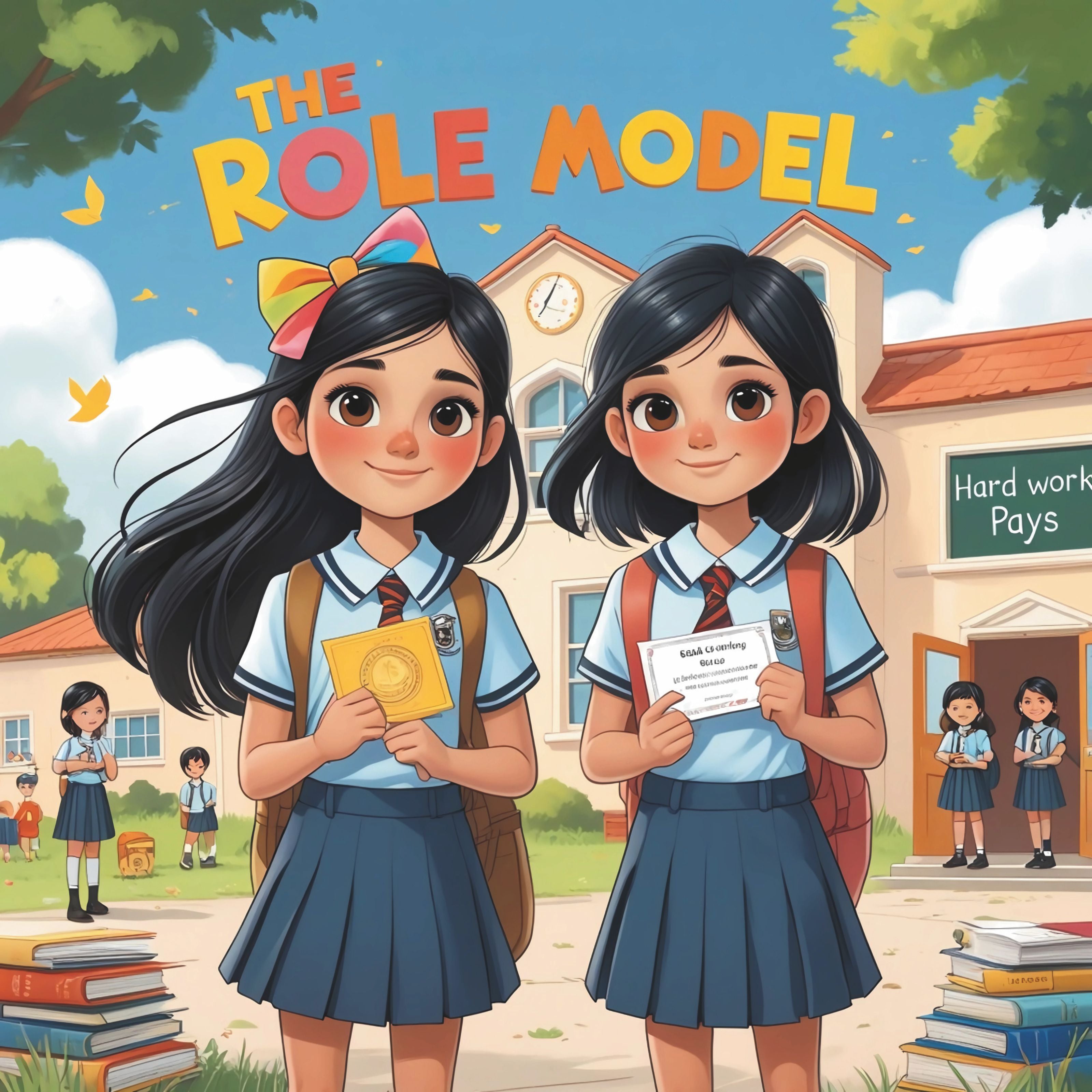 The Role Model | Children's Illustrated Hardcover Story Book by Lanre Manuel | English Kids Picture Book